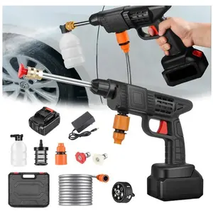 Nettoyeur Haute Pression sans Fil Portable 48 V Max 90 Bar avec Buse M... pas cher