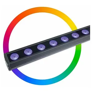 Wallwasher Lèche-Mur Extérieur 36W rgb IP66 Gris Hors Transfo zambelis... pas cher