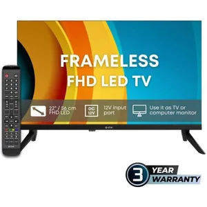 Televiseur led Estar Téléviseur LED 22/56cm LEDTV22R2T2 Noir'' pas cher