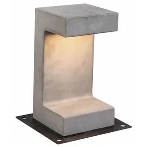 LARISSA LIGHTING Borne Extérieure led 8W IP54 Béton zambelis - Blanc chaud - 3000KVendu parmanomano