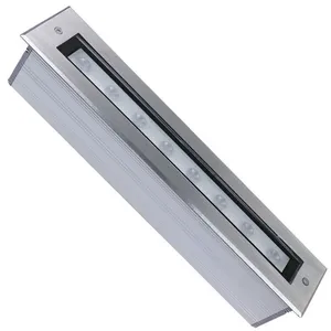 ZAMBELIS Spot Encastrable Extérieur de Sol Rectangulaire led 9W IP67 Inox Zambe... pas cher
