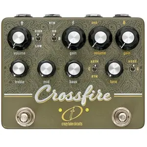 Crazy Tube Circuits Crossfire - Distortion voor gitaren pas cher