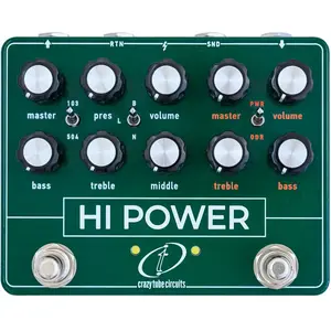 Comparateur de prix : Crazy Tube Circuits Hi Power Pédale D'overdrive / Amp-In-A-Box