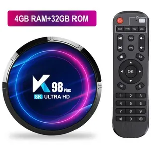 Box TV Android K98 PLUS - HK1RBOX - Lecteur Multimédia - 4Go RAM 32Go ROMVendu parcdiscount