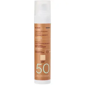 KORRES Red Grape Crème solaire teintée pour le visage SPF 50 Anti-âge + Point anti-sombre Testé dermatologiquement et végétalien 50 ml pas cher