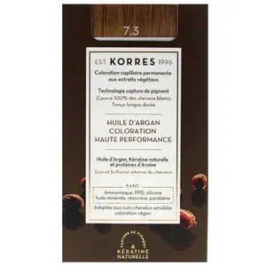 Comparateur de prix : Korres Capillaire Coloration Permanente Blond Doré 7.3