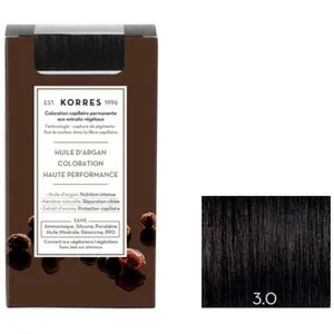 Comparateur de prix : Korres Capillaire Coloration Permanente Châtain Foncé Naturel 3.0
