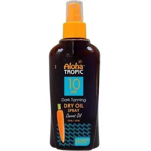 Aloha Tropic Zon Olie SPF 10 Wortel Olie 200ml pas cher