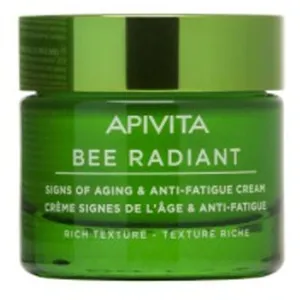 Comparateur de prix : Apivita Bee Radiant Crème Signes de l'Age & Anti-Fatigue Riche | 50 ml