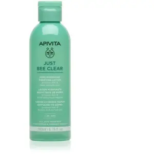 Apivita Just Bee Clear Lotion purifiante minimisant les pores pour peaux grasses 200 ml pas cher