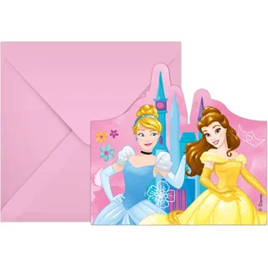 Amscan Procos Uitnodigingen Prinsesses (6 stuks) pas cher
