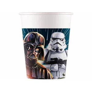 Procos 8 GOBELETS CARTON 25CL STAR WARS FINAL BATTLE pas cher