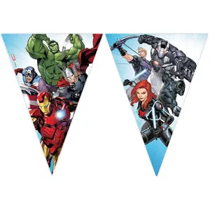 Globos Papieren Vlaggenlijn FSC Avengers Infinity Stones, 3mtr. pas cher