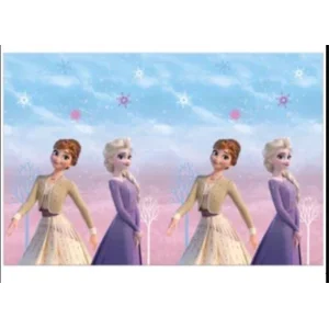 Vegaoo Nappe en plastique La Reine des Neiges 120 x 180 cm - Multicolore pas cher
