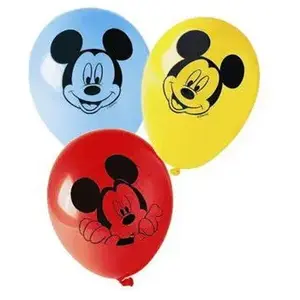 MANEGE 8 ballons latex 28cm mickey clubhouse pas cher