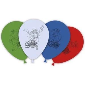 PROCOS 8 ballons latex imprimés avengers age of ultron - LAVE84667 pas cher