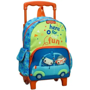 CMP Sac à dos à roulettes maternelle Fisher Price Singe Fun 30 CM pas cher