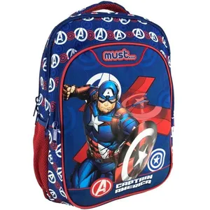 Sac à dos - AVENGERS - Captain America - 43 CM - 2 Compartiments - Mix... pas cher