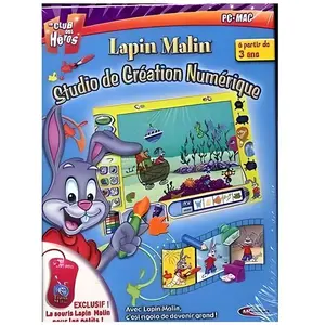 Coffret Lapin Malin + Souris Jeu PC pas cher
