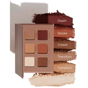 Sosu | Matte Eyeshadow Palette Warm - 6 shades - Vegan pas cher