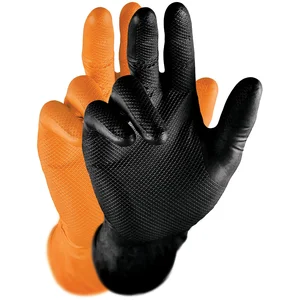 Grippaz 246 Gants de protection en nitrile Noir Taille L (50 pièces) pas cher