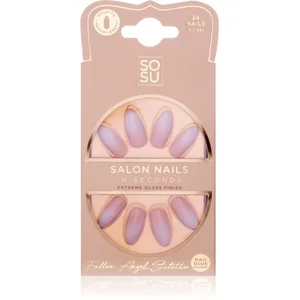 SOSU by SJ False Nails Fallen Angel- Kunstnagels - Nagels - Press on nails - Plaknagels - Nepnagels - 24 stuks - Beste Kwaliteit