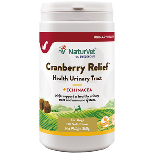 NaturVet Cranberry Relief pour chien - 120 bouchées à mâcher pas cher