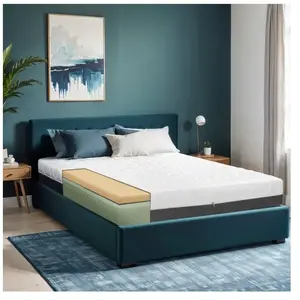 Matelas TANHK double couche à mémoire de forme 90x190, 20cm, Moelleux,... pas cher