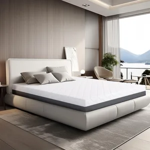Matelas TANHK à mémoire 130x190, 20cm, Mi-ferme, Orthopédique, Hypoallergénique, Housse amovible, Fabriqué en Italie