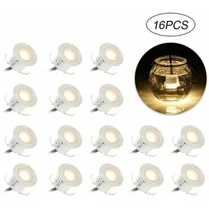 ROSEMARY Lot de 16 Mini Spots led Encastrables IP67 Étanche, Blanc Cha... pas cher