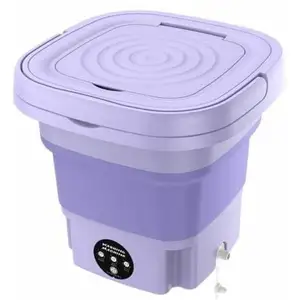 Tigrezy - Machine à laver portable avec sèche-linge, mini machine à laver pliable 8 l, 3 modes, machine à laver de voyage, petite machine à laver pas cher