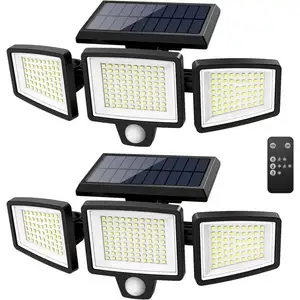TIGREZY Lampes solaires d'extérieur 2500 lm, 210 LED de sécurité avec ... pas cher