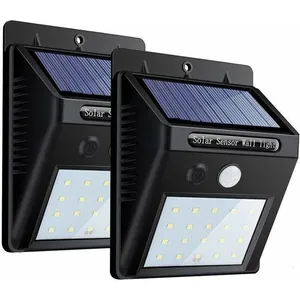 LABLANC 2 Pack led Solaire à Jardin Lumière sans fil, 20LED Éclairage ... pas cher