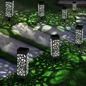 TIGREZY Lot de 10 lampes solaires extérieures pas cher