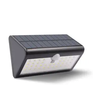 LABLANC 1 pcs Lampe solaire de jardin 4400mAh Lampes solaires d'extérieur avec capteur de mouvement infrarouge étanche IP65 3 modes intelligents pour porte pas cher