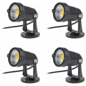LABLANC Lot de 4 Spot led 3W 220V Spots Jardin Orientables Luminaires Extérieu... pas cher