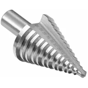 LABLANC Foret Fraise Meche Etage Foret étagé hss Foret Étagé Fraise Conique à Double Fente 5-35mm 13 étapes Rondes Shank Step Drill Cut Holes Tool Pour pas cher