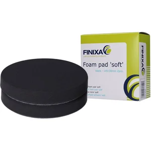 FINIXA Foam Polijstpad ZWART 145mm - 2 stuks pas cher