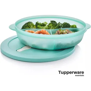 Boîte hermétique TUPPERWARE Grande assiette Crystalwave 1.4L pas cher