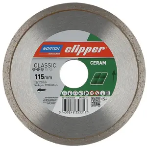 Norton Disque diamant CLA Ceram 1670 115x22,23 mm pas cher