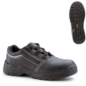 Chaussures de sécurité basses - COVERGUARD - NACRITE S1P - Cuir - Noir pas cher
