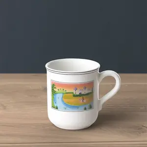 Villeroy & Boch 10-2337-4872 Mug à Anse 0,3 L Porcelaine Orange 32,2 x...