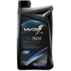 Bidon 1 litre dhuile 5w40 Wolf 8302817Vendu parcdiscount