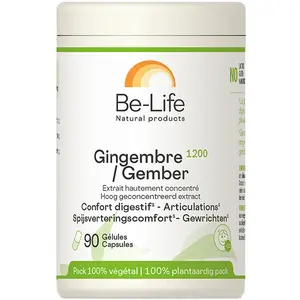 Be-Life Gingembre 1200 90 gélules pas cher