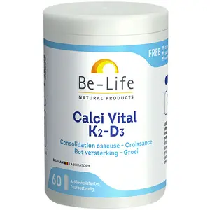 Be-Life Calci Vital K2-D3 60 gélules pas cher