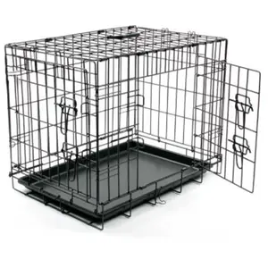 Duvo Topline Hondenbench 2 Deurs - Zwart - 123 x 77 x 83 cm pas cher