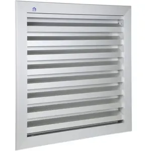 Grille de ventilation 400x300mm aluminium gris - RENSON - 41143 pas cher