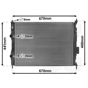 Radiator 13002413 International Radiators pas cher