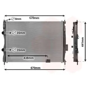 Radiator 13002414 International Radiators pas cher