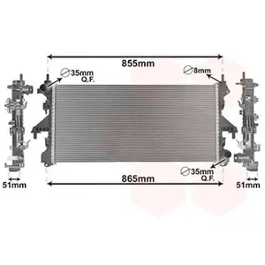 Radiator 17012704 International Radiators pas cher